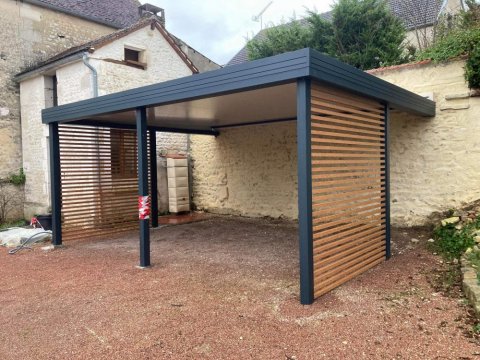 Création et fabrication de carport en aluminium vers Auxerre