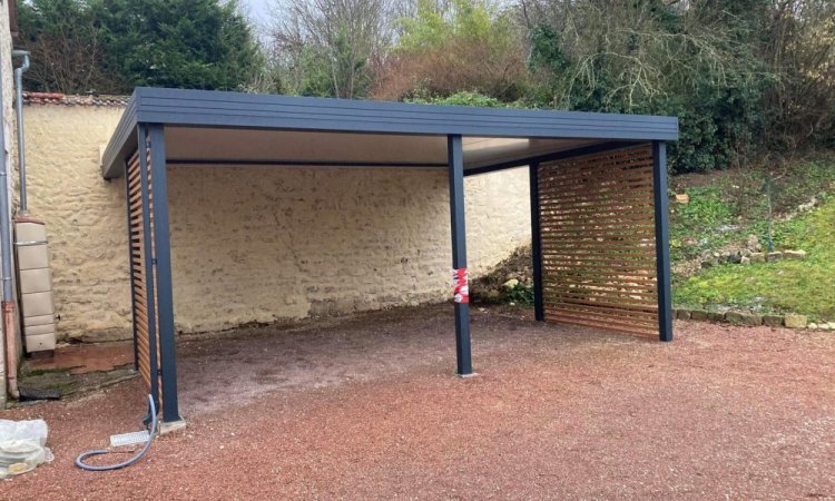 Création et fabrication de carport en aluminium vers Auxerre